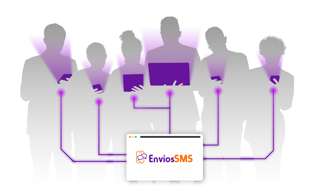 Con EnviosSMS podrás enviar mensajes de texto de forma masiva de forma fácil y rápida
